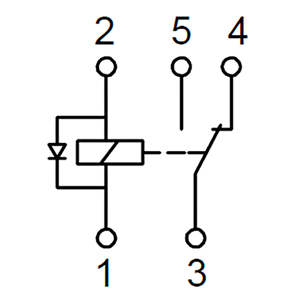 Bosch 0986AH0302 Change Over Micro Relay, 5 Pins, 24V, 10/5A, Diode