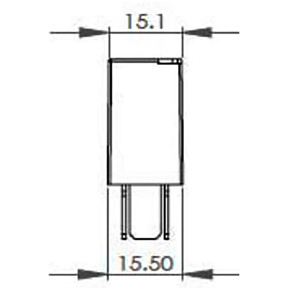 Bosch 0986AH0305 Change Over Micro Relay, 5 Pins, 24V, 10/5A, Resistor