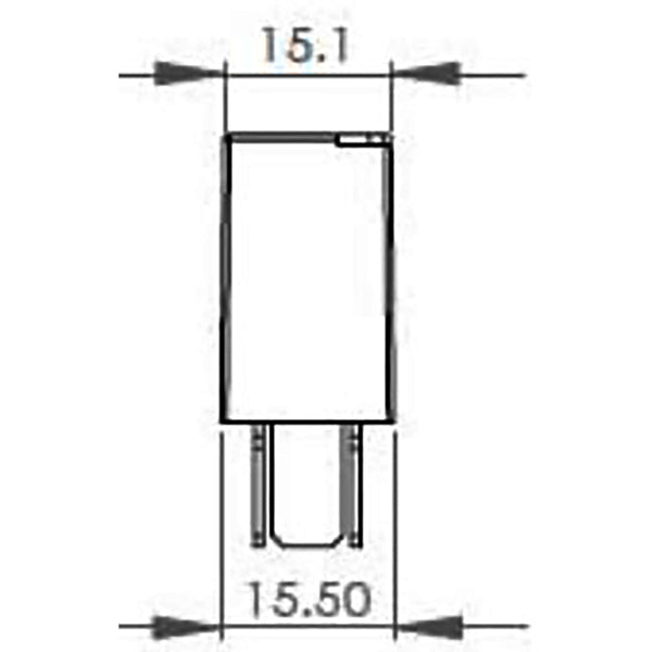 Bosch 0986AH0307 Change Over Micro Relay, 5 Pins, 12V, 30/10A, Resistor