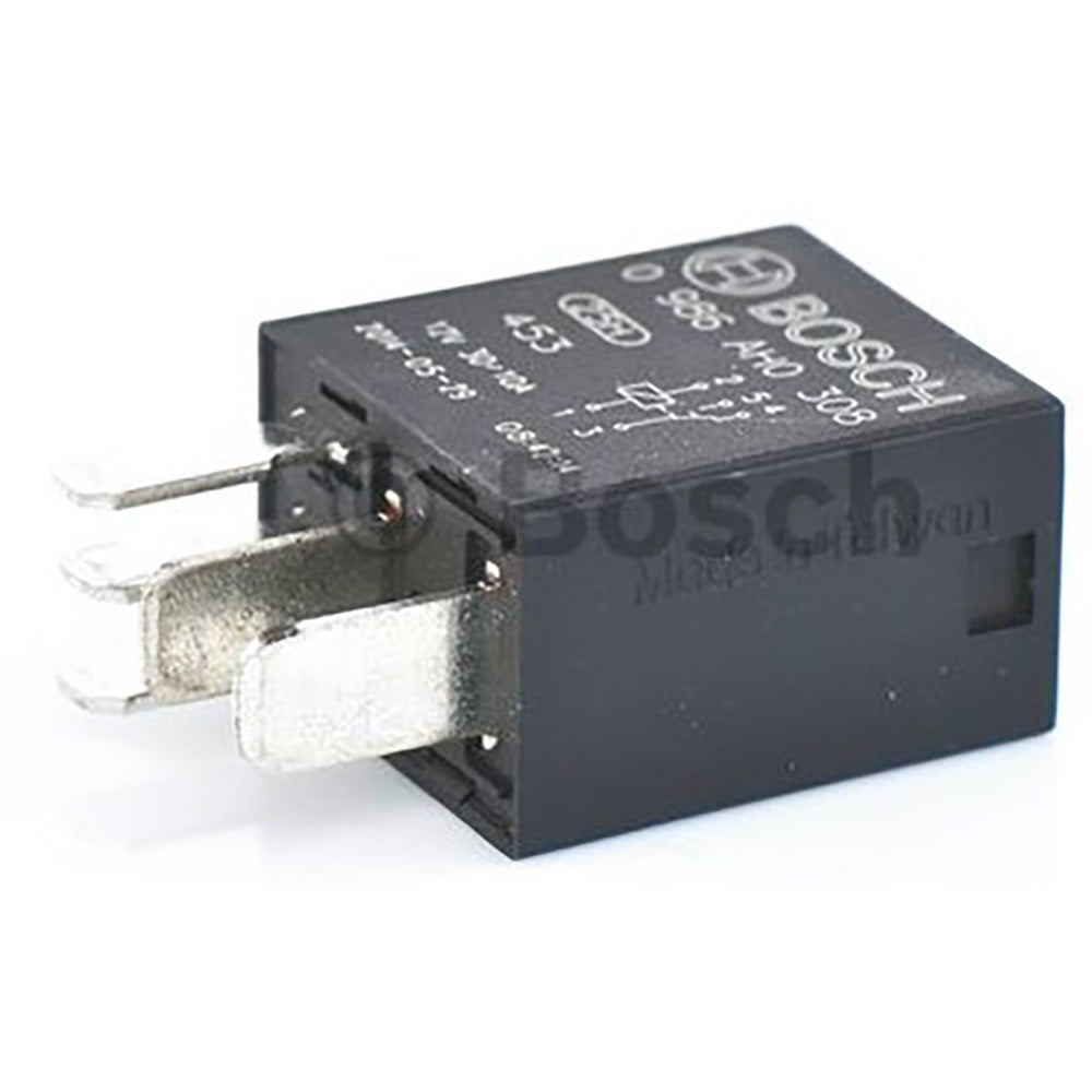 Bosch 0986AH0308 Change Over Micro Relay, 5 Pins, 12V, 30/10A