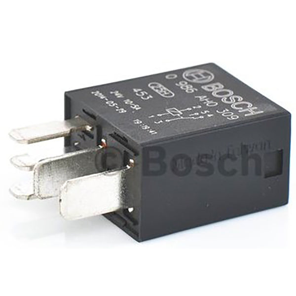Bosch 0986AH0309 Change Over Micro Relay, 5 Pins, 24V, 10/5A
