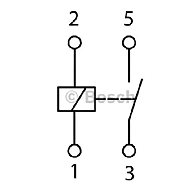 Bosch 0986AH0320 Normal Open Nano Relay, 4 Pins, 12V, 20A