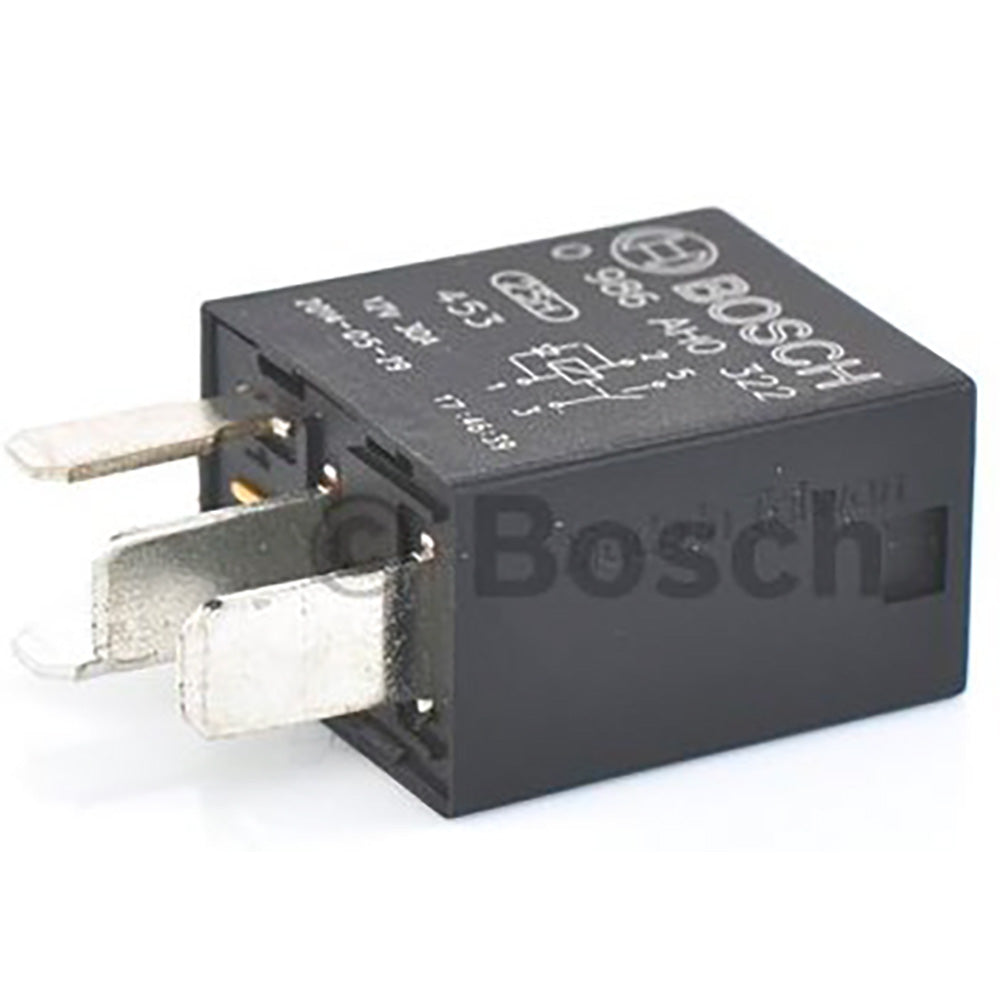 Bosch 0986AH0322 Normal Open Micro Relay, 4 Pins, 12V, 30A, Diode
