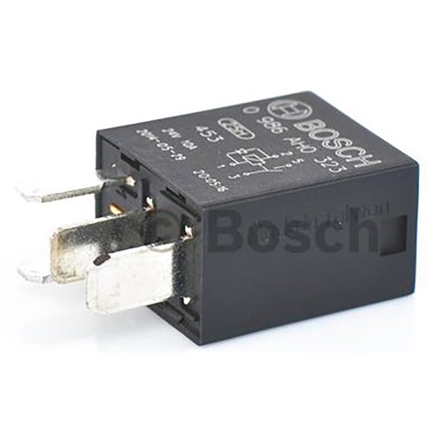 Bosch 0986AH0323 Normal Open Micro Relay, 4 Pins, 24V, 10A, Diode