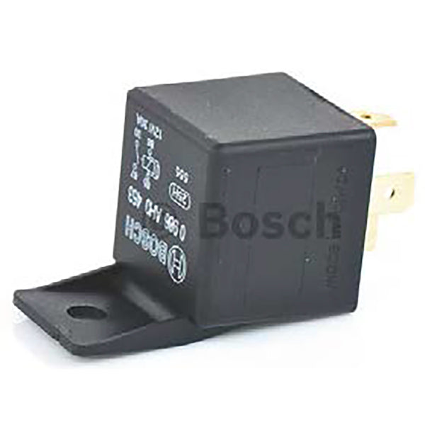 BOSCH 0986AH0453 Normal Open Mini Relay, Resistor, 4 Pins, 12 V, 30 A