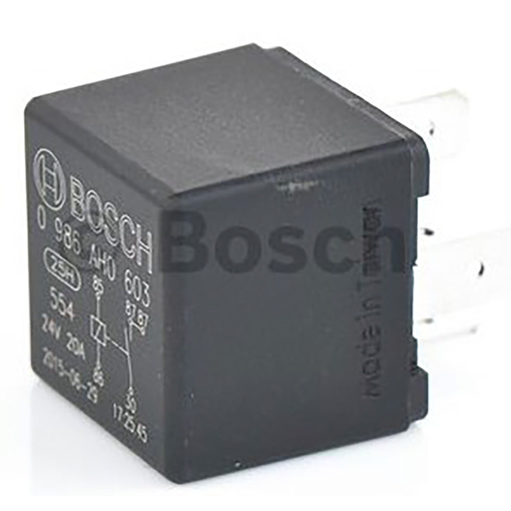 BOSCH 0986AH0603 Normal Open Mini Relay, 5 Pins, 24 V, 20 A