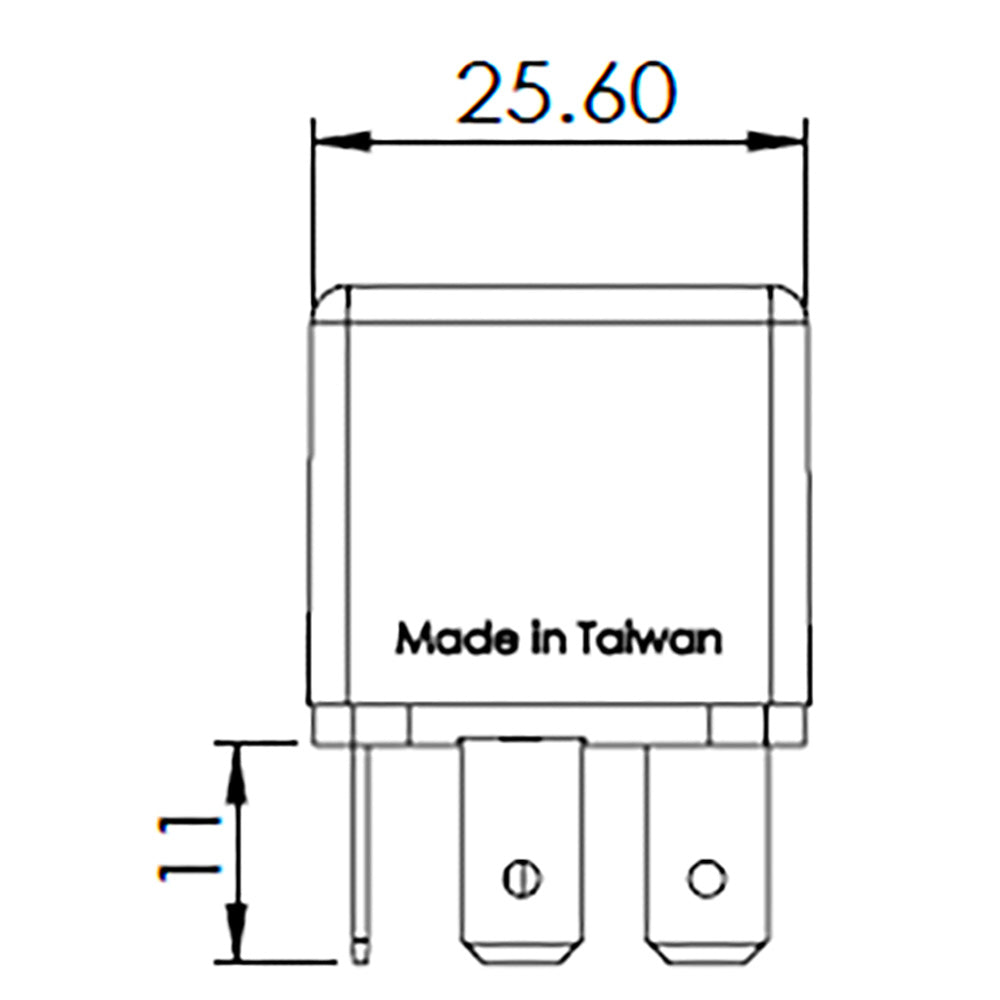 BOSCH 0986AH0603 Normal Open Mini Relay, 5 Pins, 24 V, 20 A