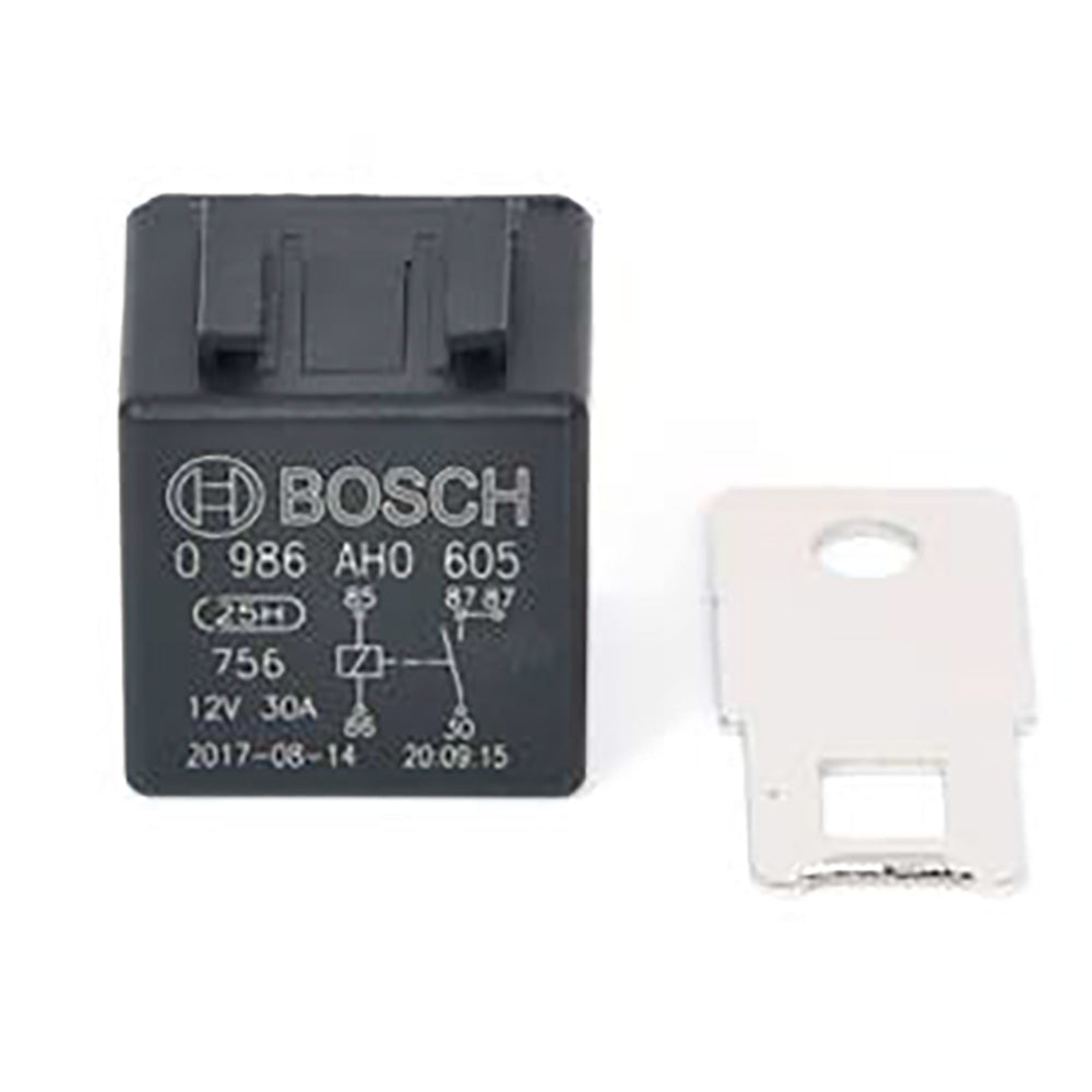 Bosch 0986AH0605 Normal Open Mini Relay, 5 Pins 12V 30A