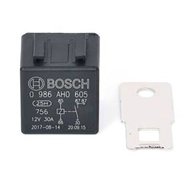 Bosch 0986AH0605 Normal Open Mini Relay, 5 Pins 12V 30A