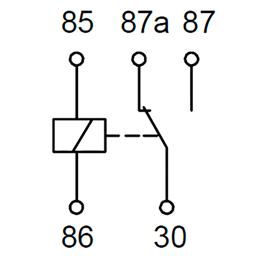 Bosch 0986AH0613 Change Over Mini Relay, 5 Pins, 24V, 20/10A