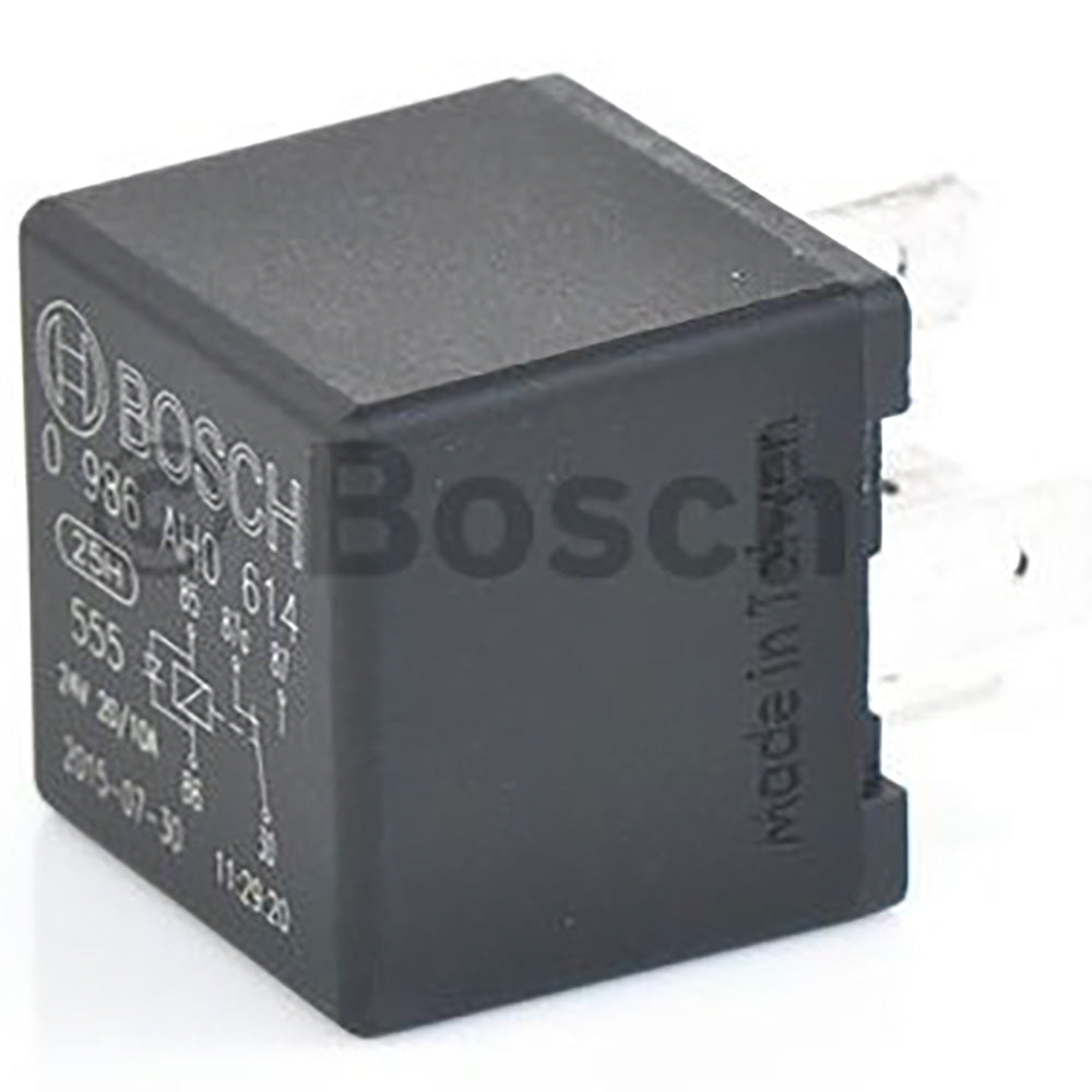 Bosch 0986AH0614 Change Over Mini Relay, 5 Pins, 12V, 20/10A, Diode