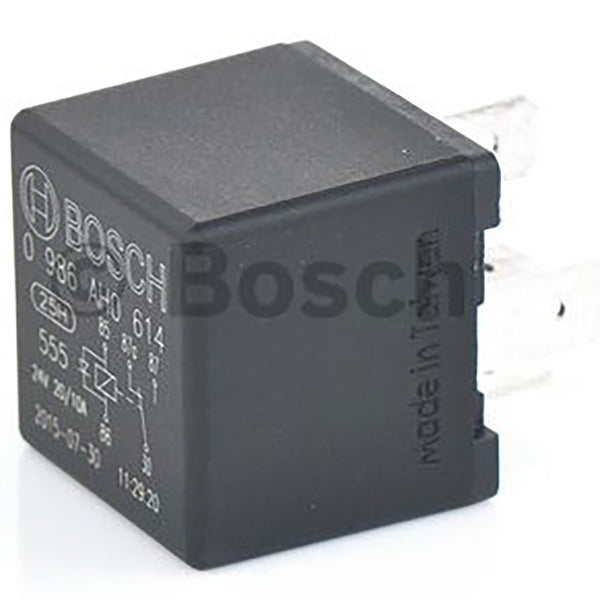 Bosch 0986AH0614 Change Over Mini Relay, 5 Pins, 12V, 20/10A, Diode