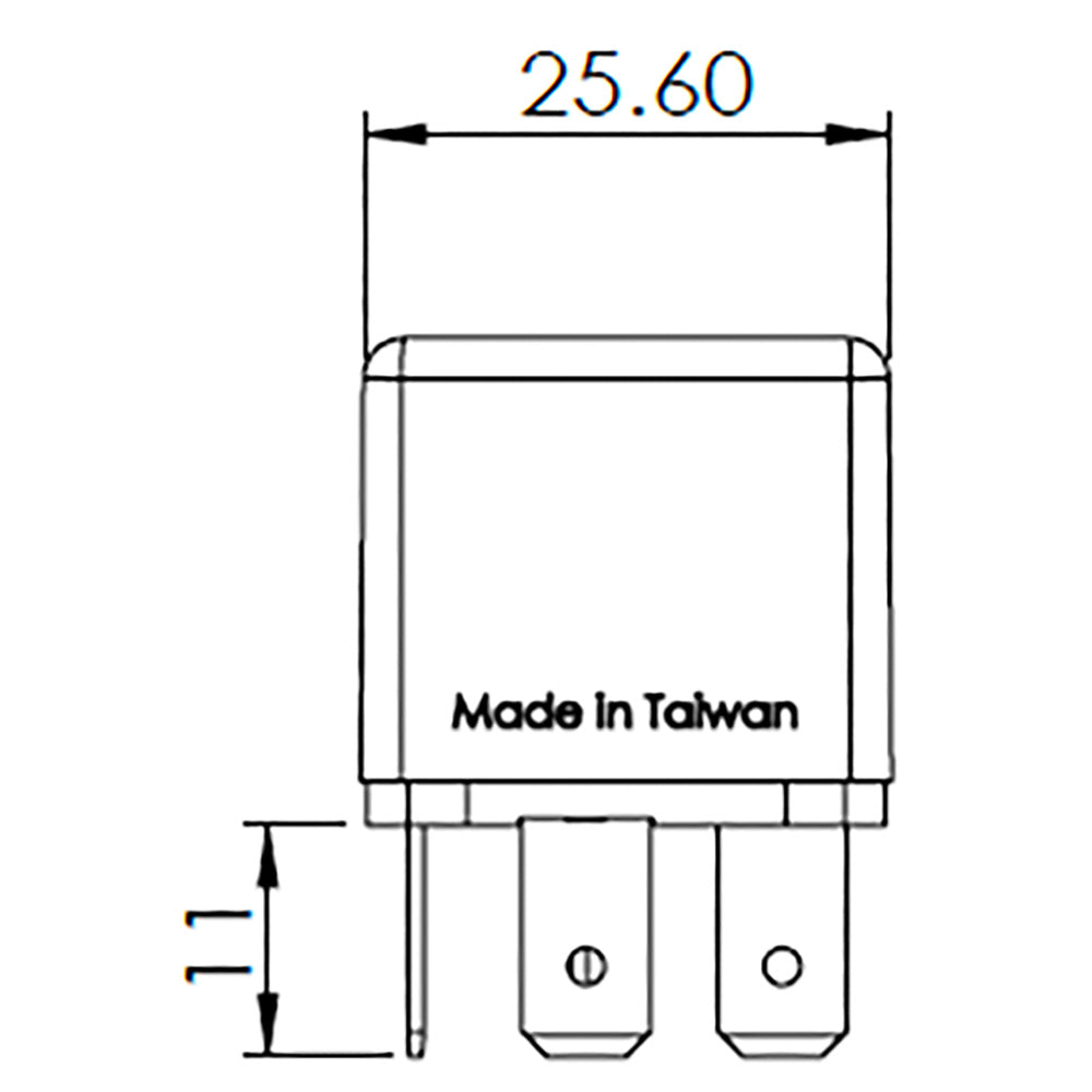 BOSCH 0986AH0615 Change Over Mini Relay, 24V, 20/10A, 5 Pins