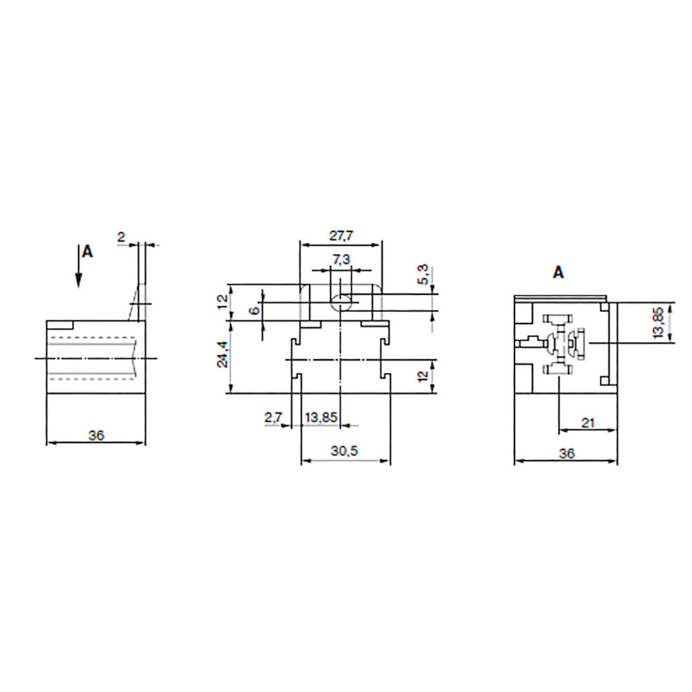 BOSCH 3334485008 Mini Relay Socket
