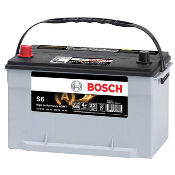 BOSCH S6551B Automotive AGM Battery (Group 65) S6 Flat Plate AGM Battery