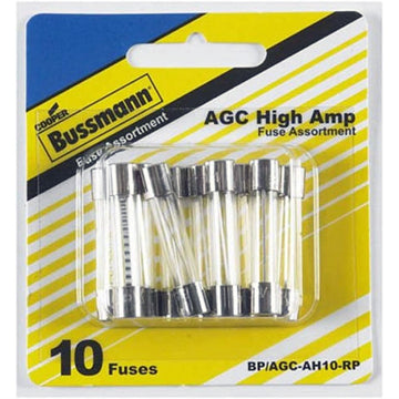 BUSSMANN BP/AGC-AH10-RP AGC High Amp Assortment fuses