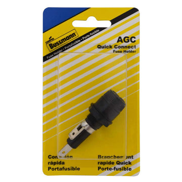 Bussmann (BP/HKP-HH-RP) 30 Amp Carded Panel Mount Fuse Holder for 5/16" Panels