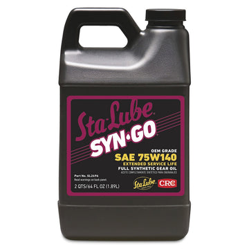 CRC SL2496 Sta-Lube OEM Grade/Extended Interval, Synthetic Gear Oil 75W140, 64 Fl Oz