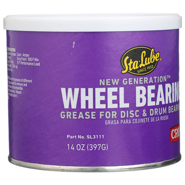 CRC SL3111 Sta-Lube New Generation Wheel Bearing Grease, 14 oz