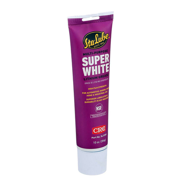 CRC SL3360 Super White Multi purpose Lithium Tube, 10 oz