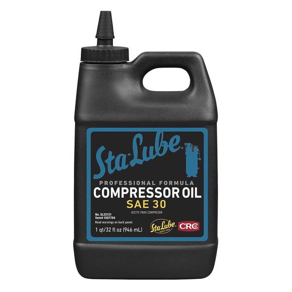 CRC Sta-Lube SL22131 Compressor Oil SAE30, 1 Quart