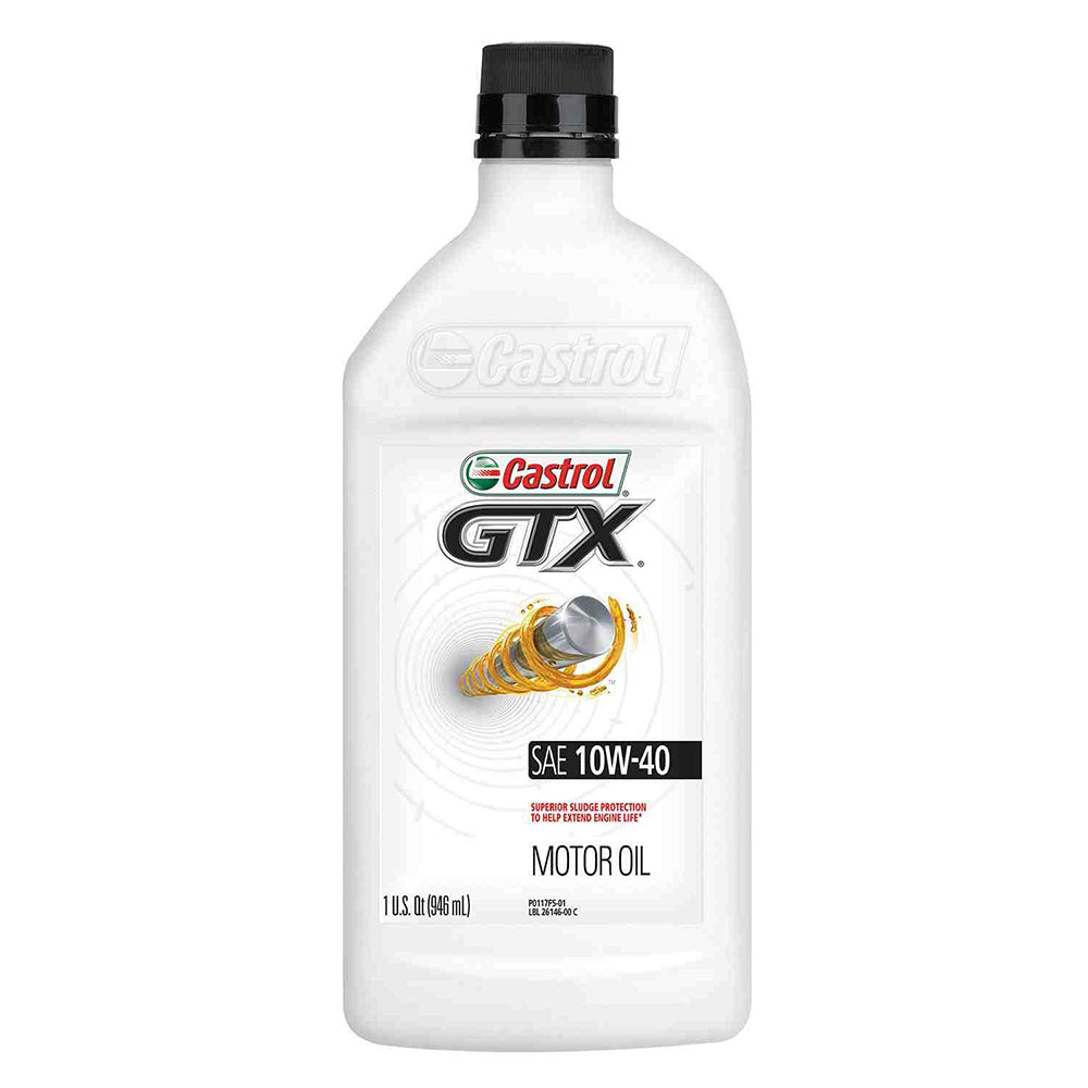 Castrol 06146 GTX 10W-40 Conventional Motor Oil, 1 Quart