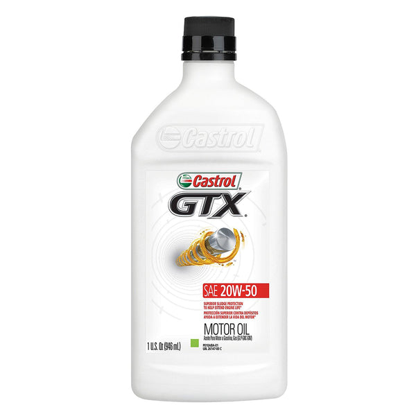 Castrol 151A8E GTX 20W-50 Conventional Motor Oil, 1 Quart