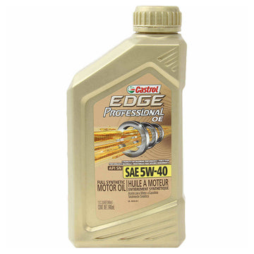 Castrol GE521671QDSP EDGE Professional OE 5W-40 Full Synthetic Motor Oil, 1 Quart