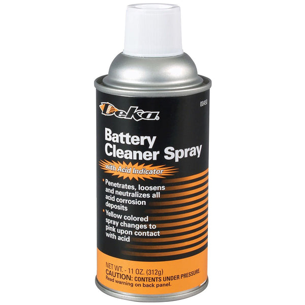 Deka 00450 Battery Cleaner Spray with Acid Indicator