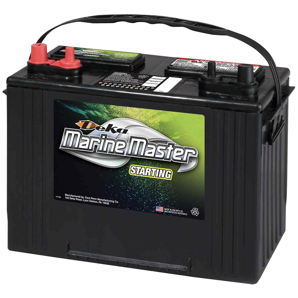 DEKA 27M6 Marine/RV Flooded Battery (Group 27) CORE FEE Included!
