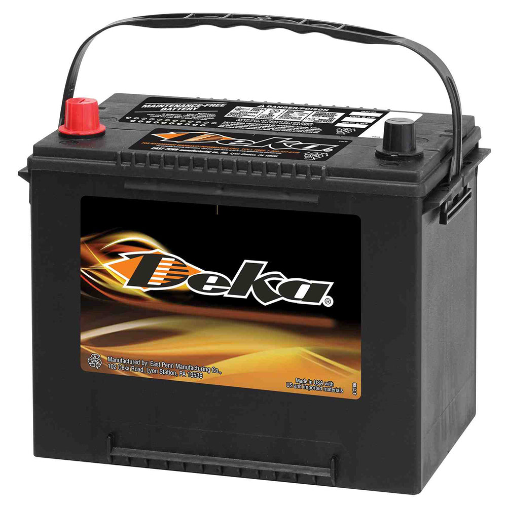 DEKA 524MF Automotive Flooded Battery (Group 24) CORE FEE Included!