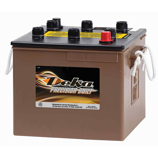 DEKA 6TMF 12 Volt Ordnance Flooded Battery (Group 6T) CORE FEE Included!