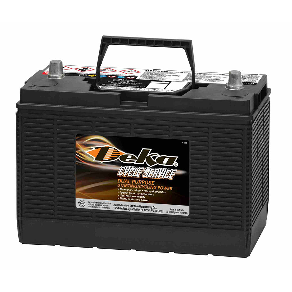 DEKA 7T31P Heavy Duty Commercial Flooded Battery (Group 31P) CORE FEE Included!