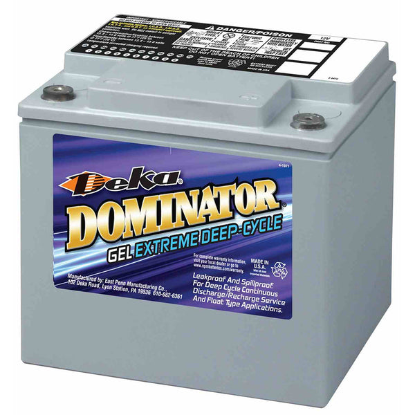 DEKA 8G40C 12 Volt Sealed Valve Regulated Non-Spillable GEL Battery (Group 40) CORE FEE Included!