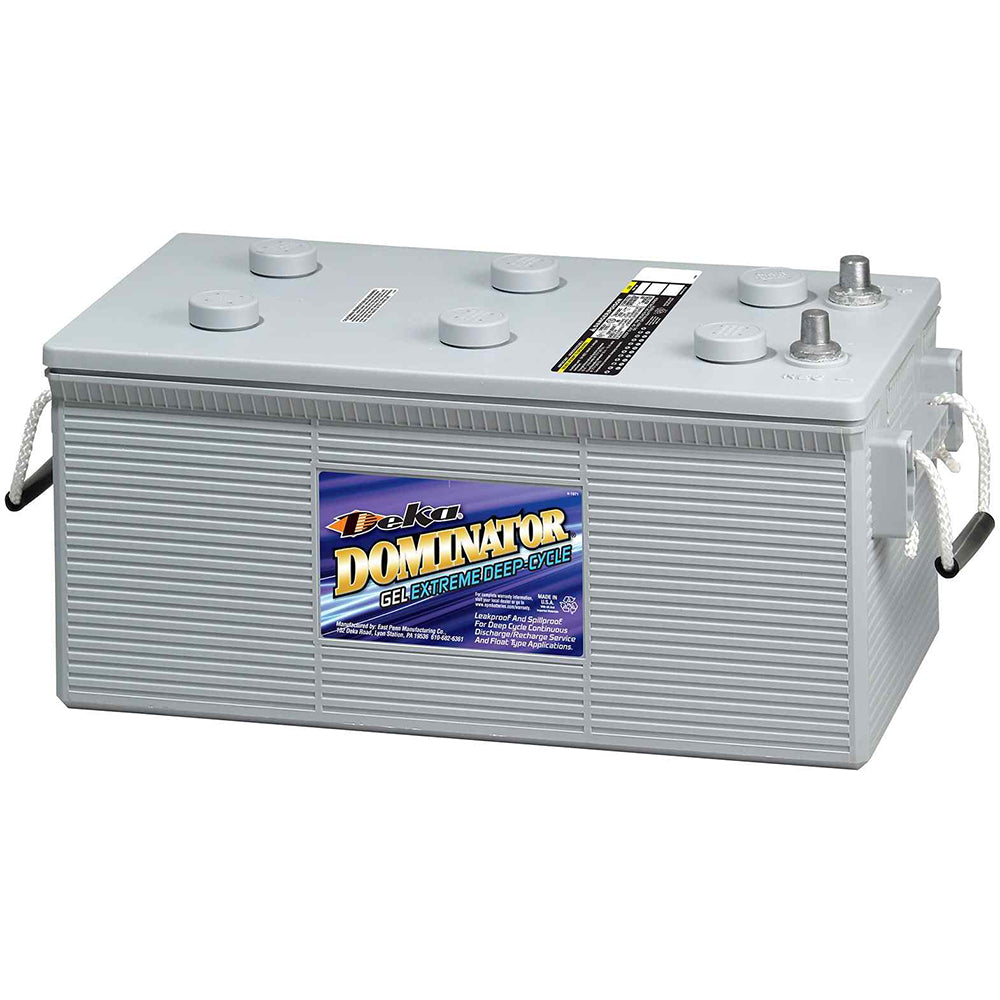 DEKA 8G8D Marine/RV Solar GEL Battery (Group 8D) CORE FEE Included ...