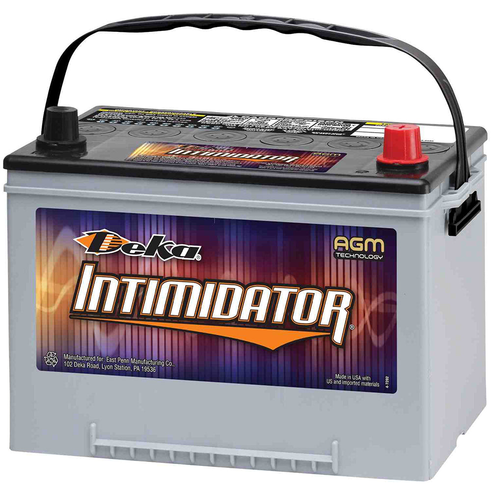 DEKA 9A34R Automotive AGM Battery (Group 34R) CORE FEE Included!