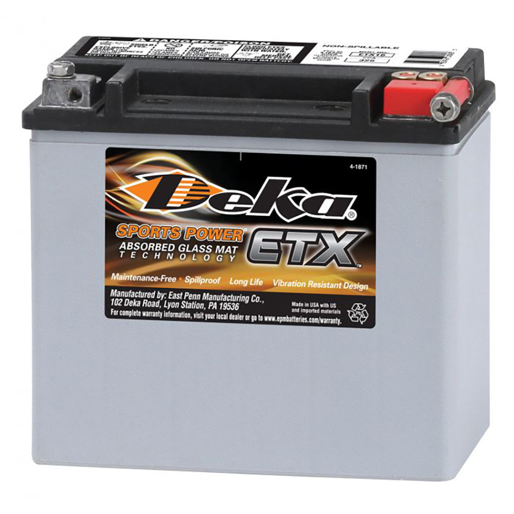 DEKA 8A31DTM Marine/RV AGM Battery (Group 31) CORE FEE Included