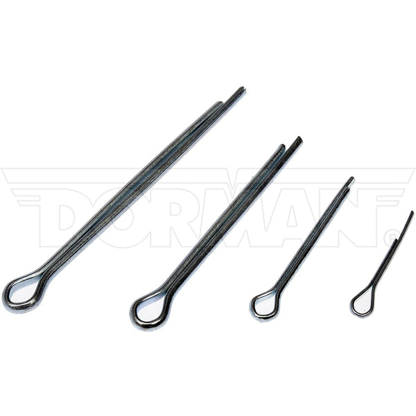 Dorman 13422 Cotter Pin Assortment 3x-1/16 x 1/2, 1/16 x 1, 3/32 x 1, 1/8 x1-1/2,1/8 x 2 In.