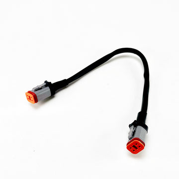 Deutsch DT 4-Pin Female-Female 14" Pigtail, 16AWG Boat Wires (ABYC, NMMA, USCG Certified) 100% Made in USA