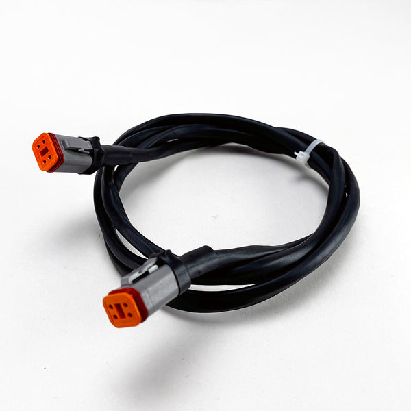 Deutsch DT 4-Pin Female-Female 6 foot Pigtail, 16AWG Boat Wires (ABYC, NMMA, USCG Certified) 100% Made in USA