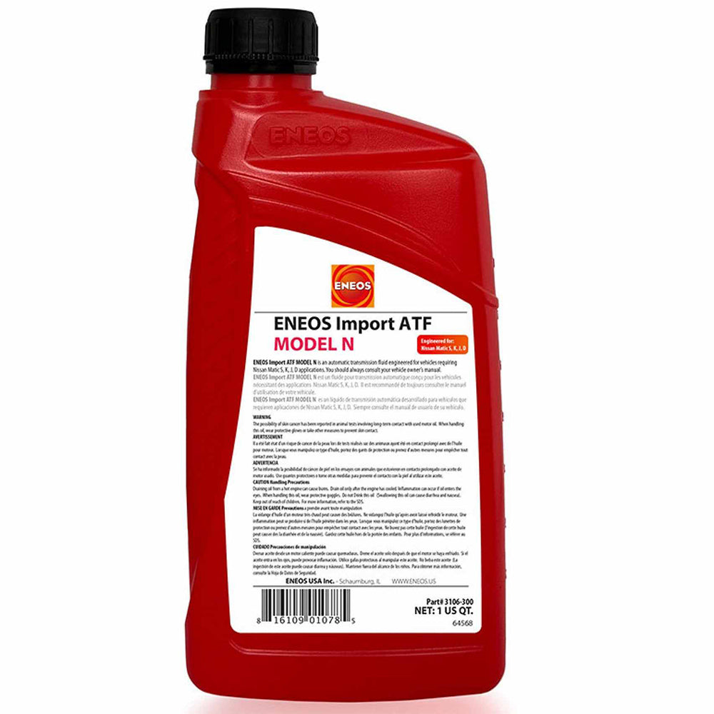 Eneos 3106-300 Import ATF Model N Automatic Transmission Fluid, 1 Quart