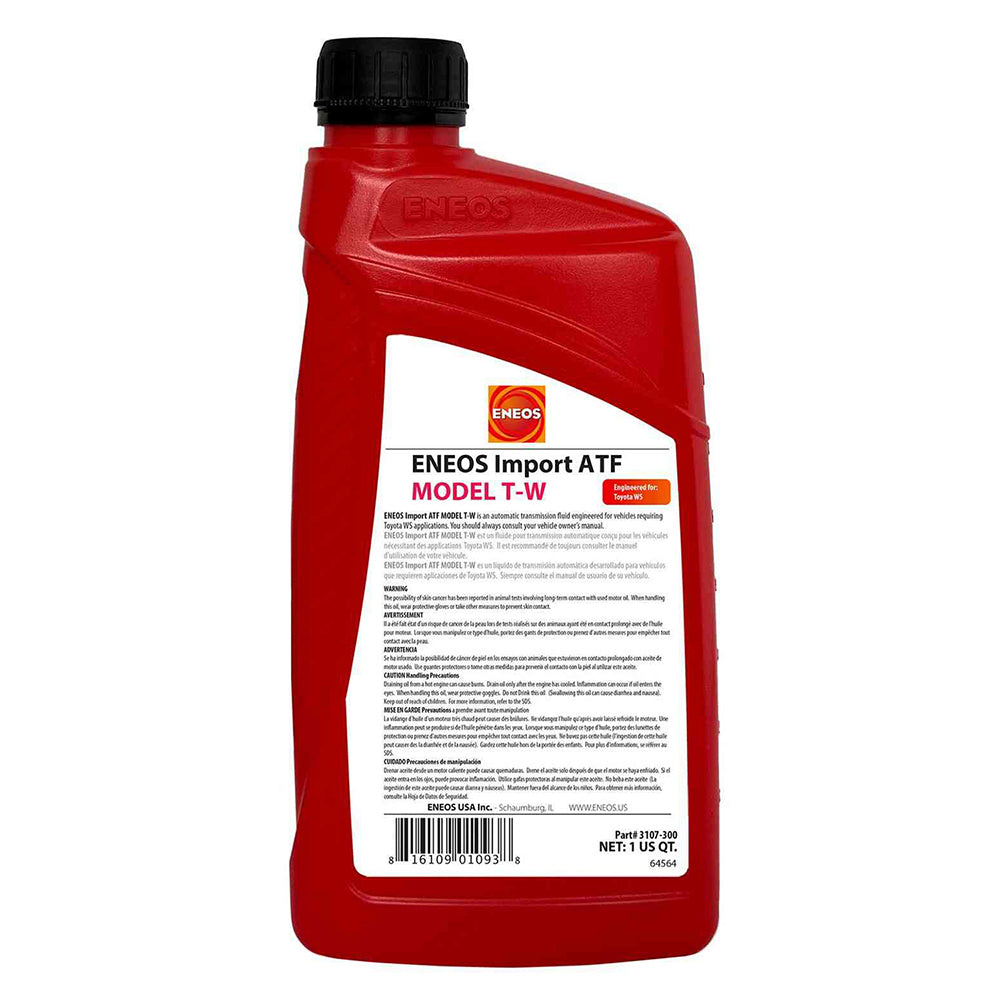 Eneos 3107-300 Import ATF fluid Model T-W, 1 Quart