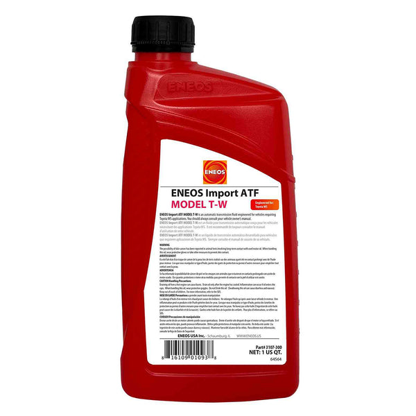 Eneos 3107-300 Import ATF fluid Model T-W, 1 Quart