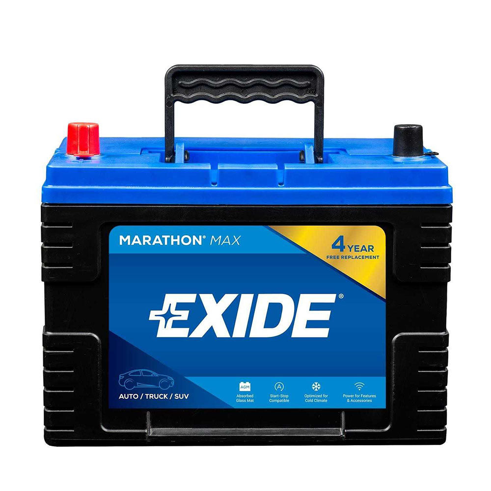 EXIDE MX34 AGM Automotive Battery (Group 34) CORE FEE Included!