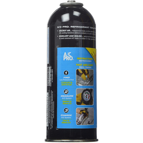 InterDynamics Certified A/C PRO ACP102V R134A Refrigerant, 12 oz