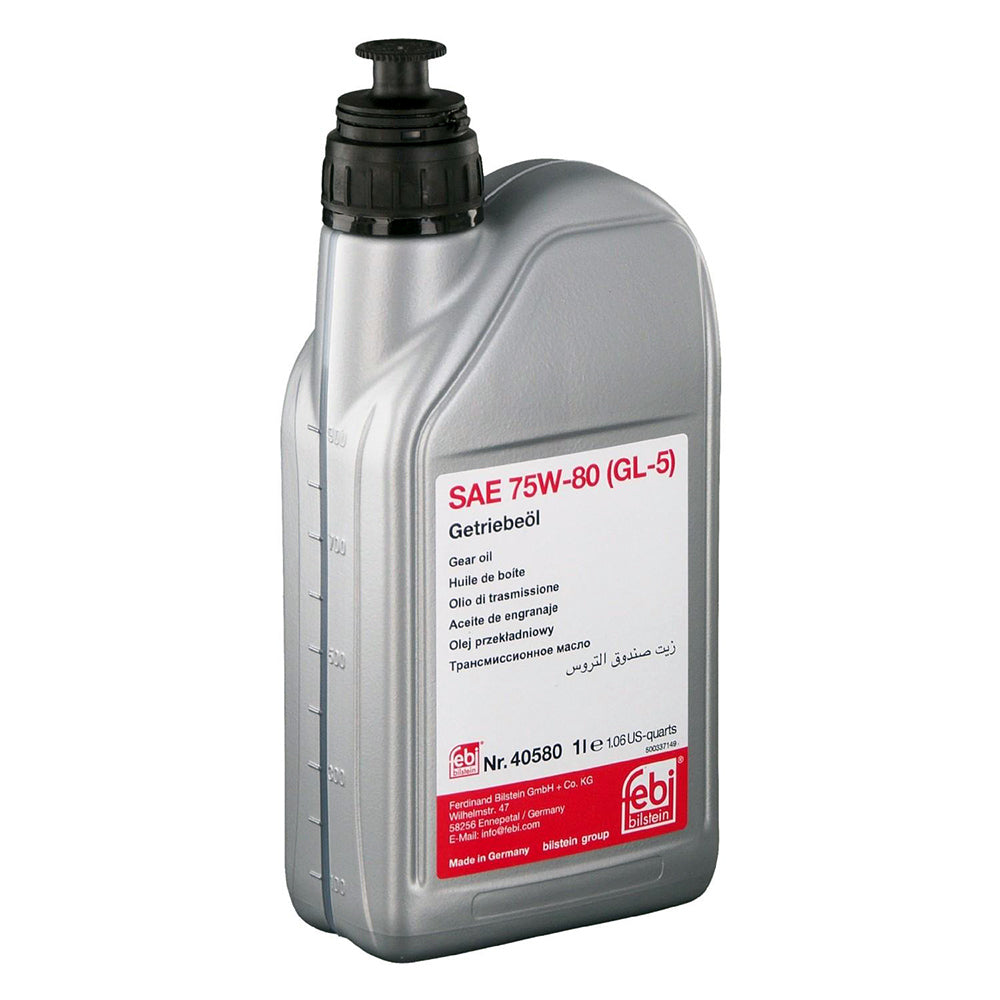 Febi Bilstein 40580 Gear Oil SAE 75W-80 (GL-5), 1 Liter