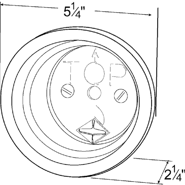 Grote 91950 GROMMET, 4", CLOSED BACK