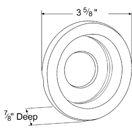 Grote 94000 GROMMET, 3" HOLE RUBBER KIT(91410+67050)