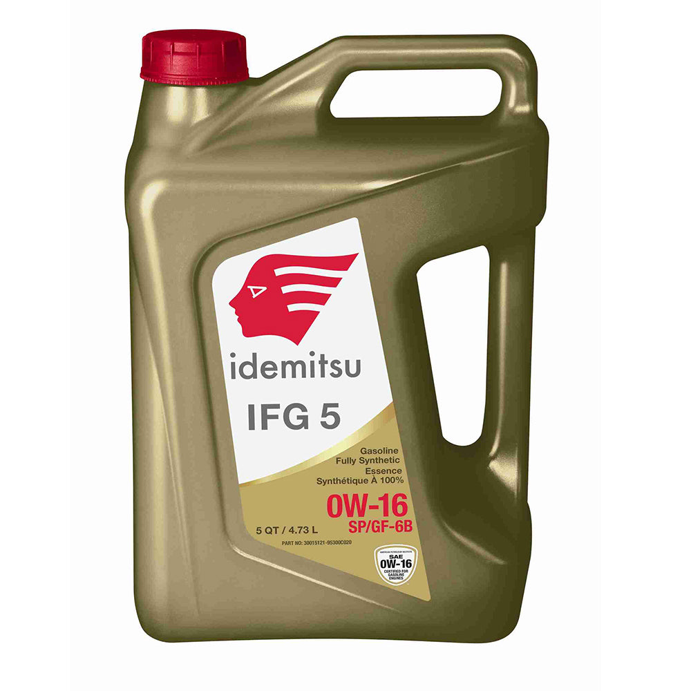 Idemitsu 30015121-95300C020 Fs IFG5 0W-16 Full Synthetic Oil, 5 Quart