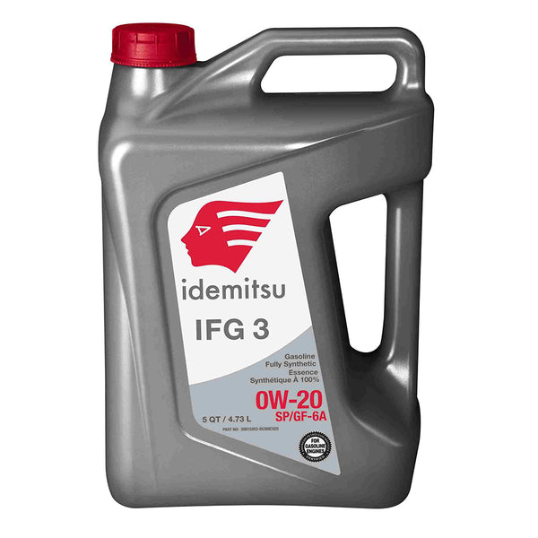 Idemitsu 30015203-95300C020 IFG3 0W-20 Full Synthetic Oil, 5 Quart